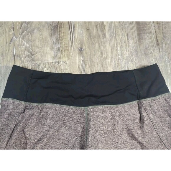 Lululemon Run Times Shorts 4" Womens Size 4 Gray Black Lined Running Athleisure - Picture 4 of 15